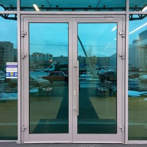 Алюминиевая дверь 1500×2200 мм. GFTD43207